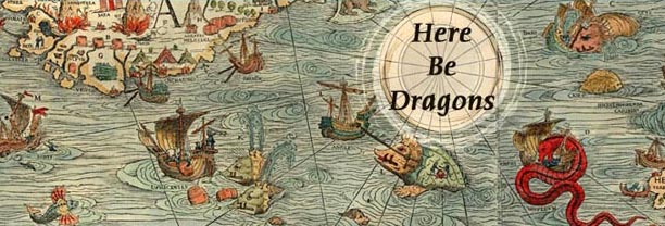 Here Be Dragons map